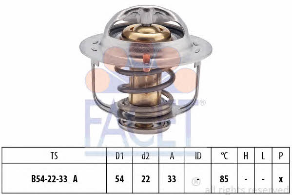 Facet 7.8224S Thermostat, coolant 78224S: Buy near me in Poland at 2407.PL - Good price!