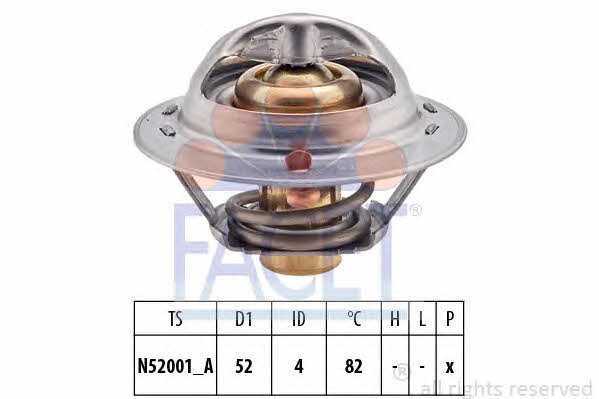 Facet 7.8229S Thermostat, coolant 78229S: Buy near me in Poland at 2407.PL - Good price!