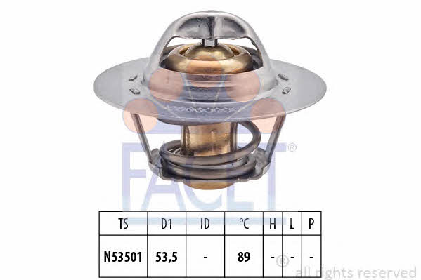 Facet 7.8239S Thermostat, coolant 78239S: Buy near me in Poland at 2407.PL - Good price!