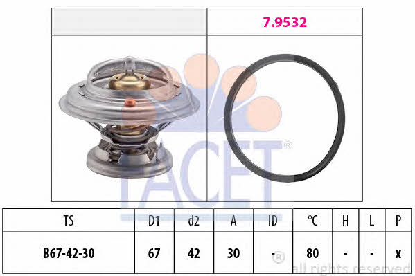 7.8271 Thermostat, coolant 78271: Buy near me in Poland at 2407.PL - Good price!