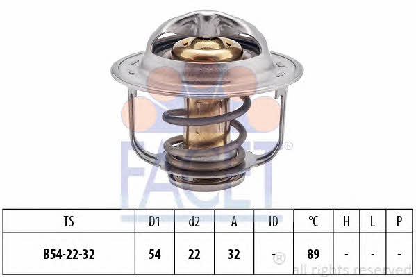 Facet 7.8298S Thermostat, coolant 78298S: Buy near me in Poland at 2407.PL - Good price!