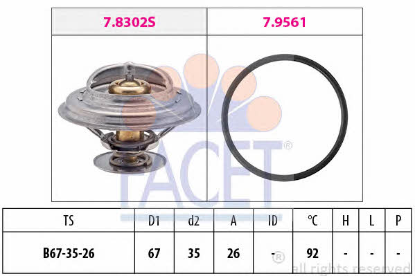  7.8303 Thermostat, Kühlmittel 78303: Kaufen Sie zu einem guten Preis in Polen bei 2407.PL!