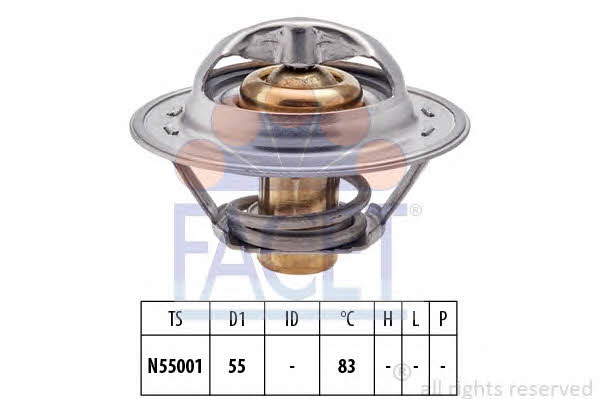 Facet 7.8304S Thermostat, coolant 78304S: Buy near me in Poland at 2407.PL - Good price!