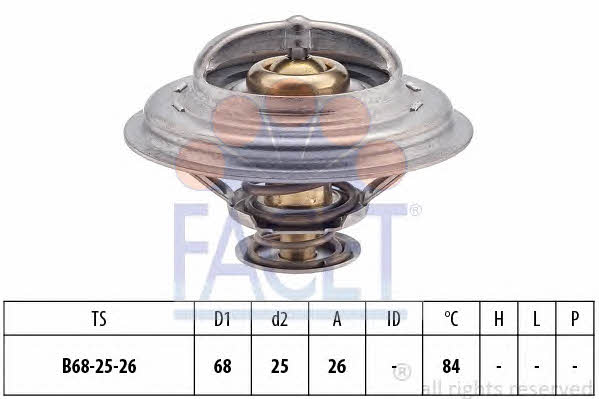 Facet 7.8326S Thermostat, coolant 78326S: Buy near me in Poland at 2407.PL - Good price!