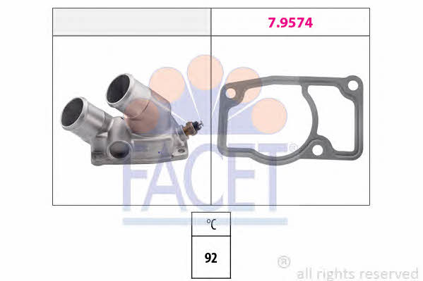 Facet 7.8345 Thermostat, coolant 78345: Buy near me in Poland at 2407.PL - Good price!