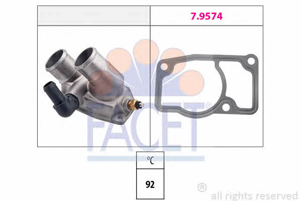 Facet 7.8346 Thermostat, coolant 78346: Buy near me in Poland at 2407.PL - Good price!