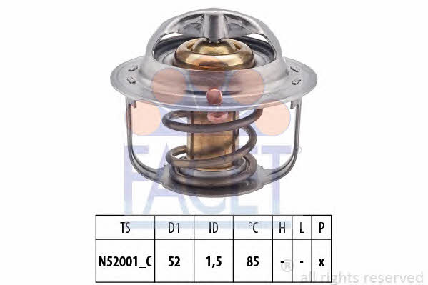 Facet 7.8354S Thermostat, coolant 78354S: Buy near me in Poland at 2407.PL - Good price!