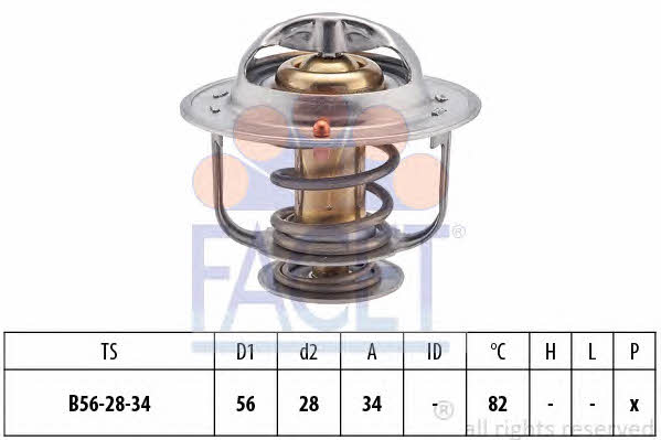 Facet 7.8360S Thermostat, coolant 78360S: Buy near me in Poland at 2407.PL - Good price!