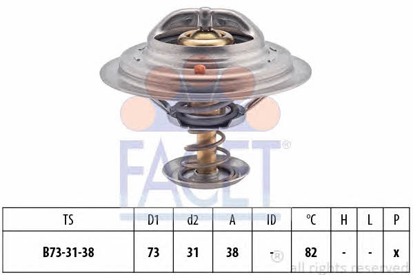 Facet 7.8363S Termostat, środek chłodzący 78363S: Dobra cena w Polsce na 2407.PL - Kup Teraz!