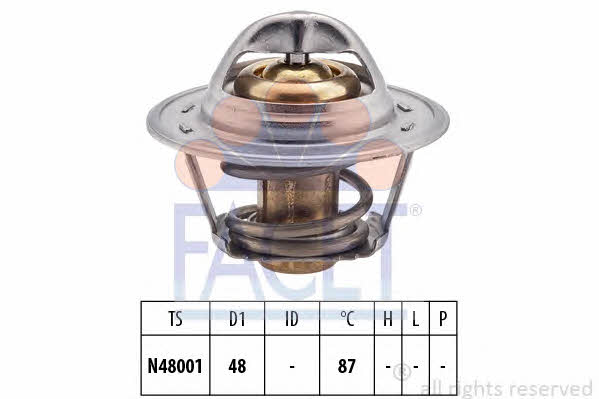 Facet 7.8374S Thermostat, coolant 78374S: Buy near me in Poland at 2407.PL - Good price!