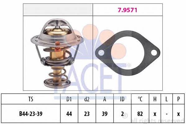  7.8520 Thermostat, coolant 78520: Buy near me in Poland at 2407.PL - Good price!