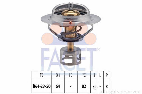 Facet 7.8523S Thermostat, coolant 78523S: Buy near me in Poland at 2407.PL - Good price!