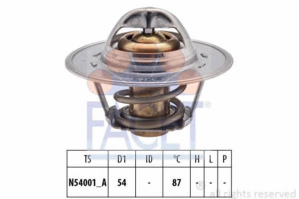 Facet 7.8547S Thermostat, coolant 78547S: Buy near me in Poland at 2407.PL - Good price!