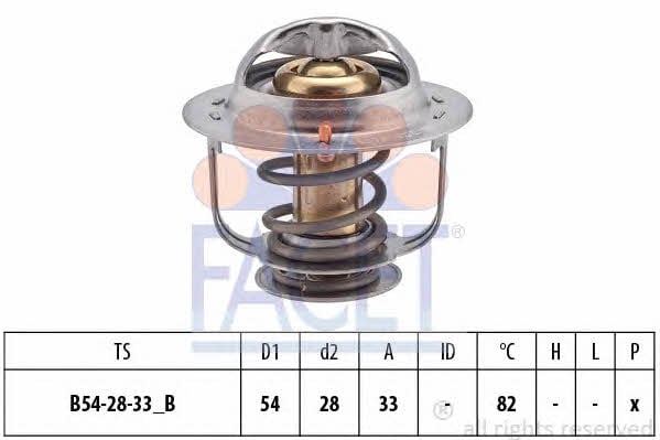 Facet 7.8657S Thermostat, coolant 78657S: Buy near me at 2407.PL in Poland at an Affordable price!