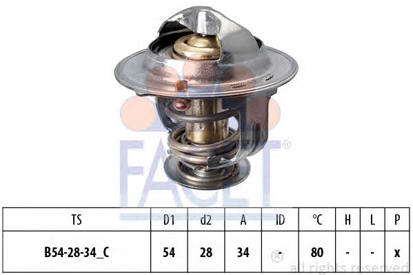 Facet 7.8694S Thermostat, coolant 78694S: Buy near me in Poland at 2407.PL - Good price!
