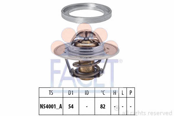 Facet 7.8740S Thermostat, coolant 78740S: Buy near me in Poland at 2407.PL - Good price!