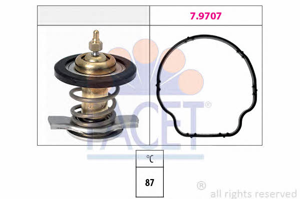 Facet 7.8805 Thermostat, coolant 78805: Buy near me at 2407.PL in Poland at an Affordable price!