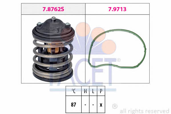 Facet 7.8851 Thermostat, coolant 78851: Buy near me in Poland at 2407.PL - Good price!