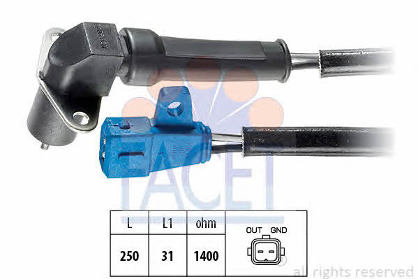 Facet 9.0006 Camshaft position sensor 90006: Buy near me in Poland at 2407.PL - Good price!