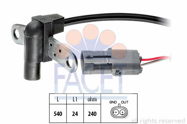 Facet 9.0016 Camshaft position sensor 90016: Buy near me in Poland at 2407.PL - Good price!