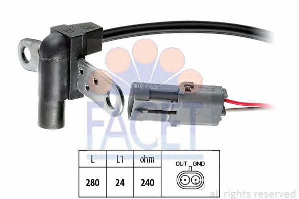Facet 9.0023 Camshaft position sensor 90023: Buy near me in Poland at 2407.PL - Good price!