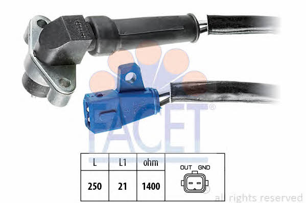 Facet 9.0038 Camshaft position sensor 90038: Buy near me in Poland at 2407.PL - Good price!