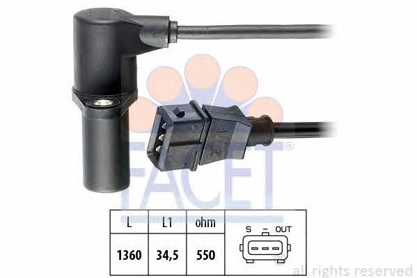Facet 9.0040 Camshaft position sensor 90040: Buy near me at 2407.PL in Poland at an Affordable price!