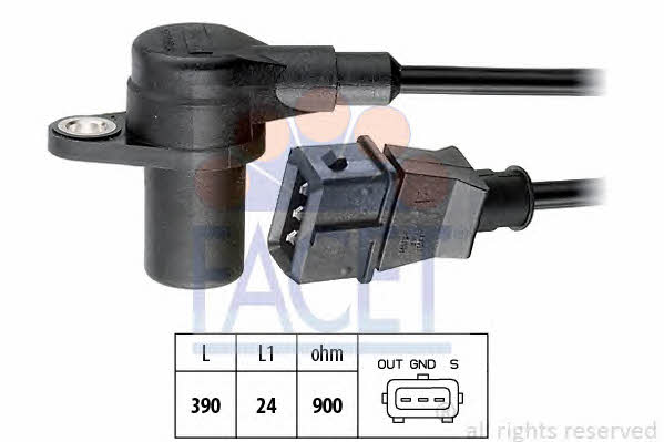 Facet 9.0046 Camshaft position sensor 90046: Buy near me in Poland at 2407.PL - Good price!