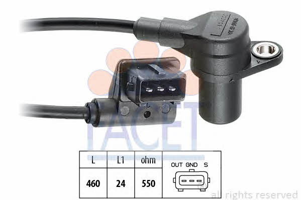 Facet 9.0057 Camshaft position sensor 90057: Buy near me in Poland at 2407.PL - Good price!
