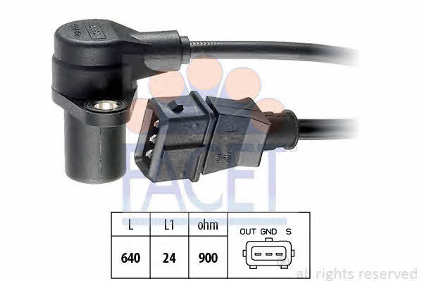 Facet 9.0075 Camshaft position sensor 90075: Buy near me in Poland at 2407.PL - Good price!