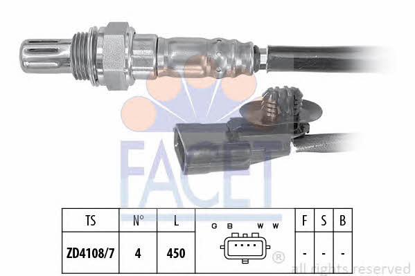 Facet 10.8169 Lambda sensor 108169: Buy near me in Poland at 2407.PL - Good price!