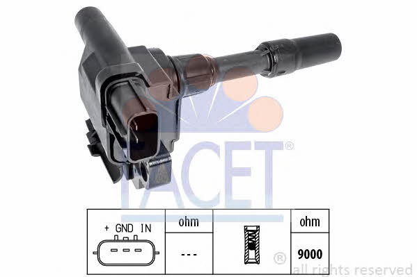 Facet 9.6491 Ignition coil 96491: Buy near me in Poland at 2407.PL - Good price!