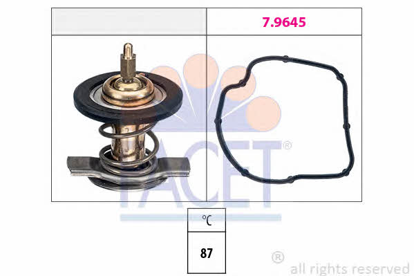 Facet 7.8595 Thermostat, coolant 78595: Buy near me in Poland at 2407.PL - Good price!