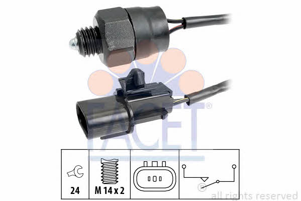 Facet 7.6342 Reverse gear sensor 76342: Buy near me in Poland at 2407.PL - Good price!