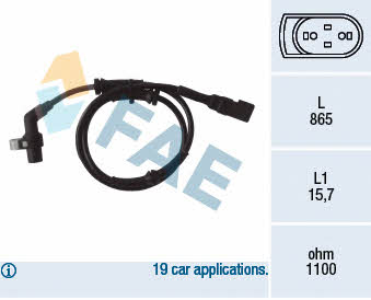 FAE 78040 Sensor ABS 78040: Kaufen Sie zu einem guten Preis in Polen bei 2407.PL!
