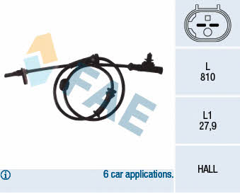 FAE 78079 Sensor ABS 78079: Kaufen Sie zu einem guten Preis in Polen bei 2407.PL!