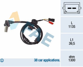 FAE 78085 Sensor ABS 78085: Buy near me at 2407.PL in Poland at an Affordable price!