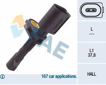 FAE 78106 Sensor ABS 78106: Buy near me in Poland at 2407.PL - Good price!