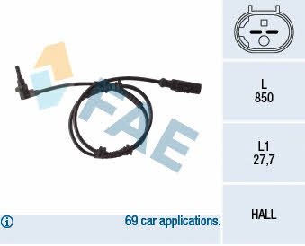 FAE 78112 Sensor ABS 78112: Buy near me in Poland at 2407.PL - Good price!