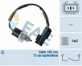 FAE 40898 Reverse gear sensor 40898: Buy near me in Poland at 2407.PL - Good price!