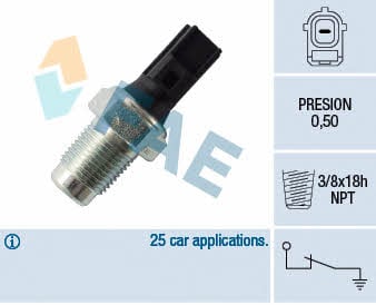 FAE 12615 Oil pressure sensor 12615: Buy near me in Poland at 2407.PL - Good price!