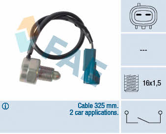 FAE 40841 Reverse gear sensor 40841: Buy near me in Poland at 2407.PL - Good price!