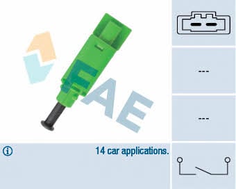 FAE 24774 Clutch pedal position sensor 24774: Buy near me in Poland at 2407.PL - Good price!