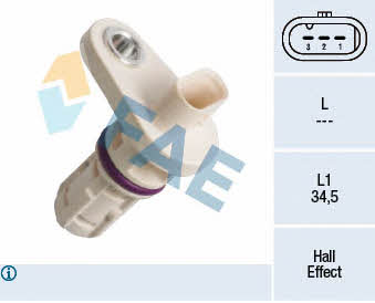 FAE 79395 Crankshaft position sensor 79395: Buy near me in Poland at 2407.PL - Good price!
