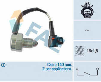 FAE 40842 Reverse gear sensor 40842: Buy near me in Poland at 2407.PL - Good price!