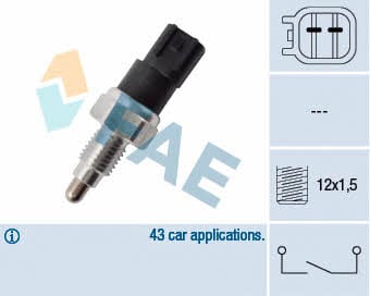 FAE 40506 Reverse gear sensor 40506: Buy near me in Poland at 2407.PL - Good price!