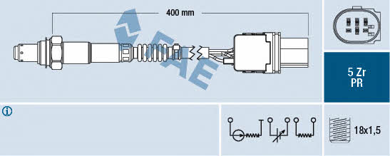 FAE 75061 Lambda sensor 75061: Buy near me in Poland at 2407.PL - Good price!