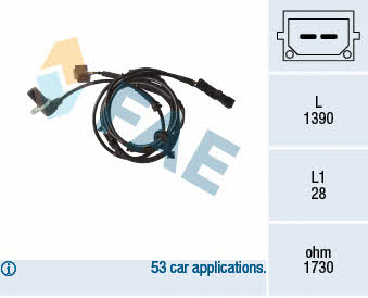 FAE 78171 Sensor, wheel 78171: Buy near me in Poland at 2407.PL - Good price!