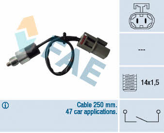 FAE 40810 Reverse gear sensor 40810: Buy near me in Poland at 2407.PL - Good price!