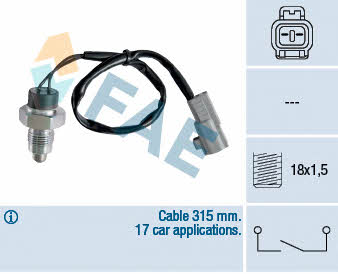 FAE 40848 Reverse gear sensor 40848: Buy near me in Poland at 2407.PL - Good price!
